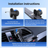 Auto Clamping Gravity Car Phone Holder