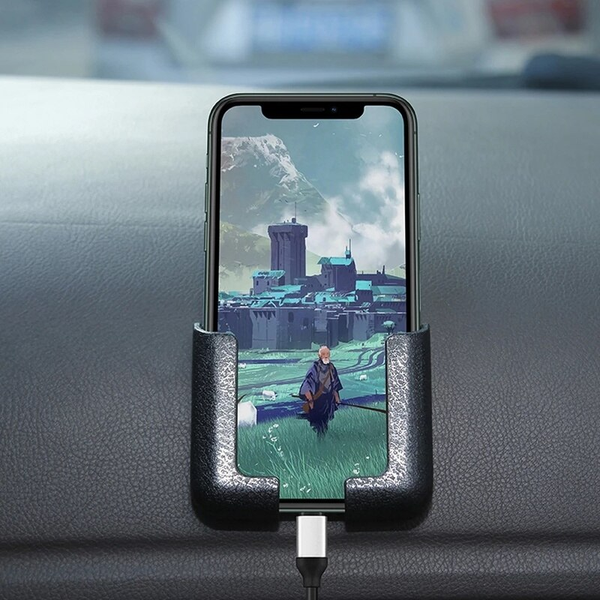 Soporte universal compacto para teléfono para automóvil: soporte versátil para todos los teléfonos inteligentes