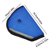 Almohadilla y clip para cinturón de seguridad infantil triangular ajustable