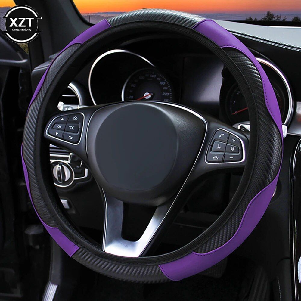 Cubierta del volante del coche