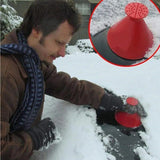 Winter Magic Windshield Ice Scraper & Snow Remover Funnel