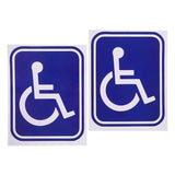 Calcomanías de estacionamiento de movilidad para discapacitados resistentes a la intemperie para vehículos