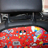 Protector de respaldo para asiento de coche con diseño de pingüino