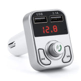 Bluetooth 5.0 Auto-FM-Transmitter mit Dual-USB-PD-Aufladung und MP3-Player mit LED-Hintergrundbeleuchtung