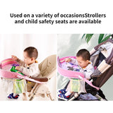 Faltbares Reisetablett für Kinder – Aktivitäts- und Spiel-Autositz-Organizer mit Gerätehalter