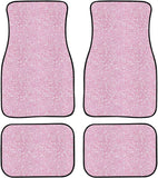 Universelle Auto-Fußmatten mit rosa Glitzer-Print