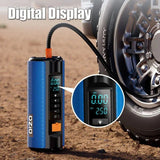 Portable Tire Inflator with Emergency Car Jump Starter & Multifunctional Air Pump