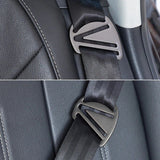Posicionador de cinturón de seguridad cómodo para niños - Clip de cinturón de seguridad de aleación de zinc para niños