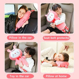 Sicherheitsgurtkissen für Kinder im Auto mit Einhorn-Katze