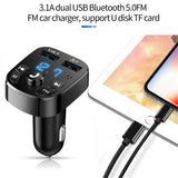 Duales USB-Bluetooth-Autoladegerät mit FM-Transmitter und MP3-Player