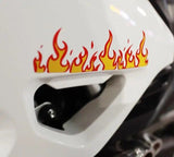 Pegatinas de vinilo contra incendios para coche, moto y portátil