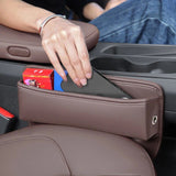 Organizador para el espacio del asiento delantero de la consola del automóvil Kia con soporte para taza, llave y teléfono