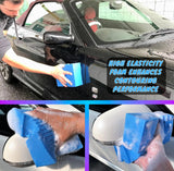 Esponja de lavado de coches, rejilla de espuma suave de corte transversal grande, esponja súper absorbente