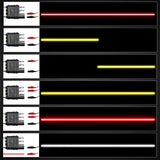 12V 48/60 Zoll LED-Heckklappen-Lichtleiste für LKWs