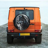 Funda para neumáticos Wild Spirit Wolf – Protector personalizado para ruedas 4x4, remolques y vehículos recreativos