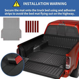 Alfombrilla de goma para caja de camioneta de 5 pies para Jeep Gladiator JT 2020-2023