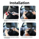 Universal Car Seat Back Phone Holder & Storage Hook