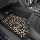 Auto-Fußmatten-Set mit Leopardenmuster