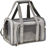 Portable Pet Carrier, TSA Airline Approved, Ideal for Cats, Dogs & Puppies up to 15 Lbs, Durable & Waterproof