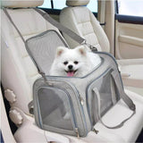 Portable Pet Carrier, TSA Airline Approved, Ideal for Cats, Dogs & Puppies up to 15 Lbs, Durable & Waterproof