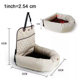 Luxury 2-in-1 Pet Carrier & Car Seat Pad