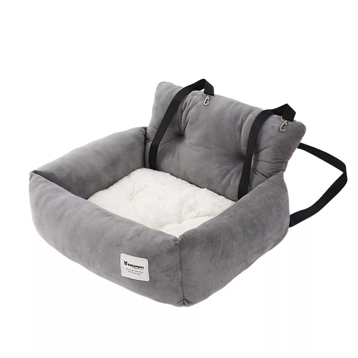 Portable & Washable Pet Car Booster Seat with Anti-Slip Bottom