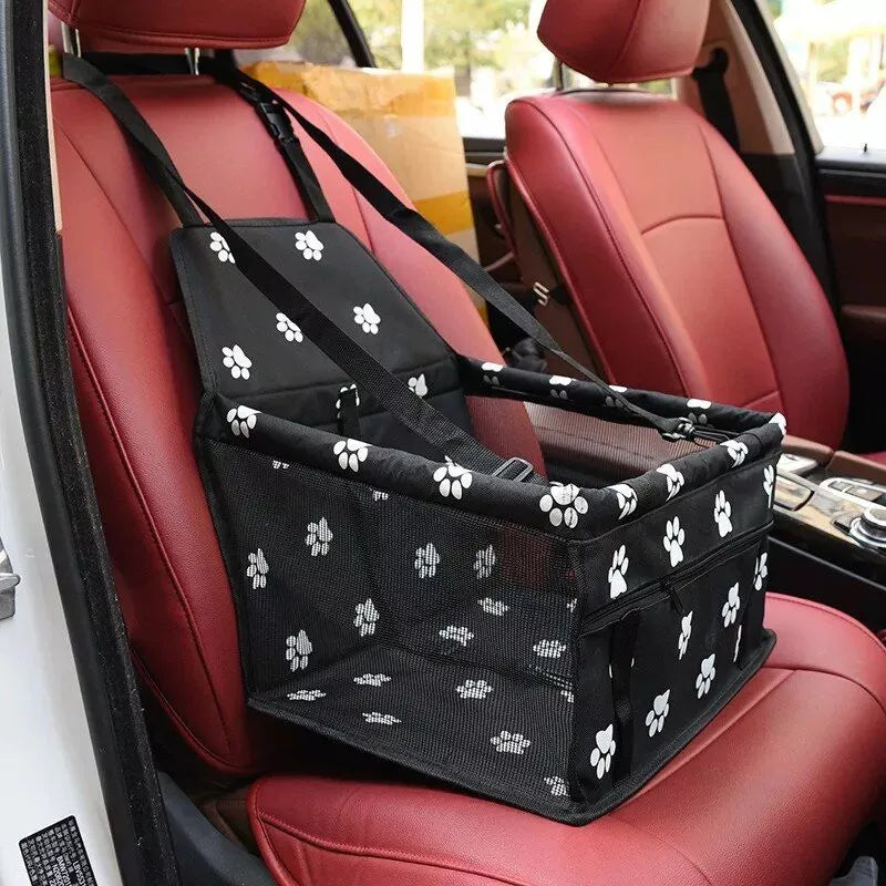 Portable Dog Car Hammock with Safety Features