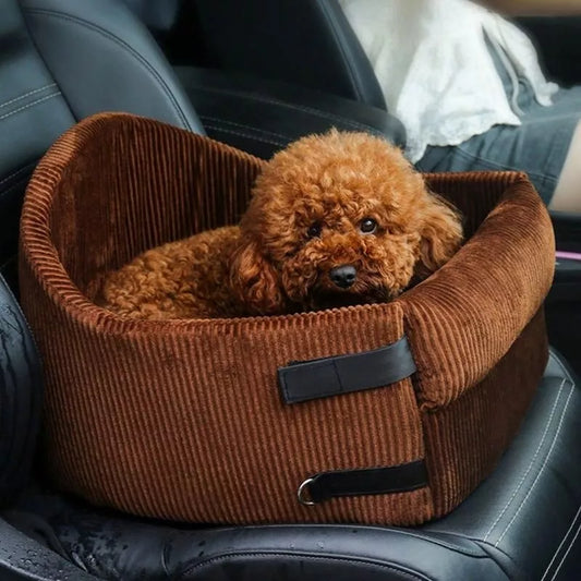 Asiento de seguridad para perros y cama de viaje de lujo