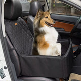 Protector y asiento de seguridad para perros 2 en 1 de lujo