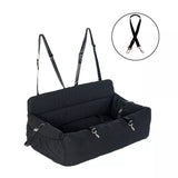 Hamaca de viaje y asiento de seguridad para perros de lujo para dos estaciones