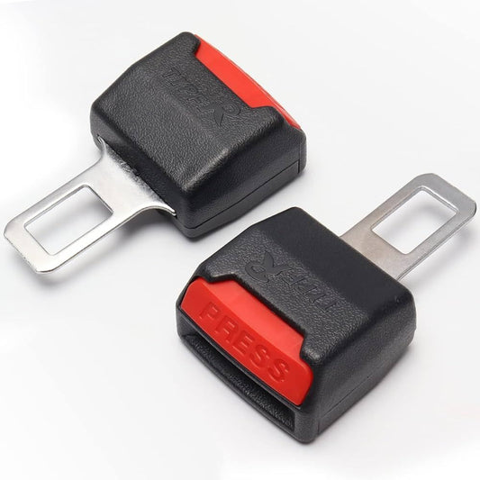 Paquete de 2 extensores de cinturón de seguridad - Clip de extensión de hebilla de cinturón de seguridad para automóvil