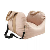 Portable Dog Car Seat & Travel Nest - Safety Booster Basket for Pets