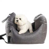 Portable Dog Car Seat & Travel Nest - Safety Booster Basket for Pets