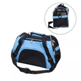 Transportín para mascotas compacto y transpirable: bolsa portátil de malla para gatos y perros pequeños