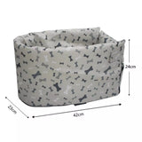 Asiento elevador portátil de lujo para mascotas | Perrera de seguridad con reposabrazos para perros y gatos