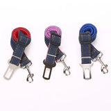 Adjustable Nylon Dog Car Seat Belt - Secure & Durable Pet Safety Vehicle Leash