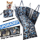 Funda de asiento de coche para perros de camuflaje de lujo