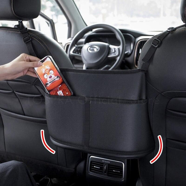 Deluxe-Autositz-Organizer aus Leder