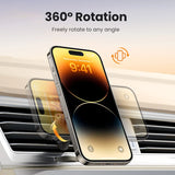 Magnetic 15W Qi2 Wireless Car Charger with LED Light & Air Vent Clip