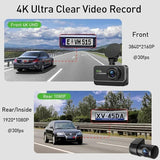 4K WiFi Dual Dash Cam mit Nachtsicht