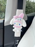 Niedlicher Schulterschutz für Sicherheitsgurte im Auto mit Cartoon-Hund