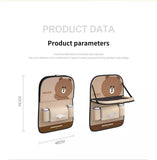 Organizador de respaldo de asiento de automóvil de cuero de lujo: solución de almacenamiento de sombrilla con múltiples bolsillos