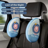 Almohada ajustable para el cuello del asiento del coche: cómodo reposacabezas para viajar, adecuado para todas las edades