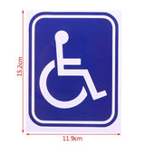 Calcomanías de estacionamiento de movilidad para discapacitados resistentes a la intemperie para vehículos