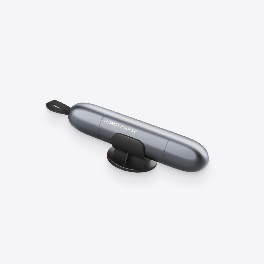 Martillo para romper vidrios de emergencia para mini automóvil y herramienta para cortar cinturones 