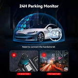 4K Dual Dashcam vorne und hinten mit GPS, WLAN, Nachtsicht und 32 GB-Karte