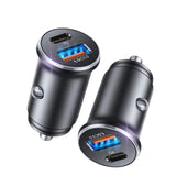 Cargador de coche de carga rápida de 100 W/200 W con USB tipo C y QC3.0