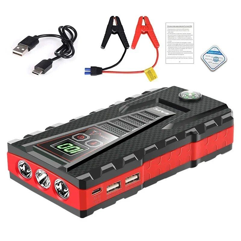 22000mAh 1200A kabelloses Ladegerät Auto-Starthilfe