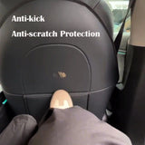 Almohadillas protectoras de respaldo de asiento de coche de cuero de microfibra de lujo