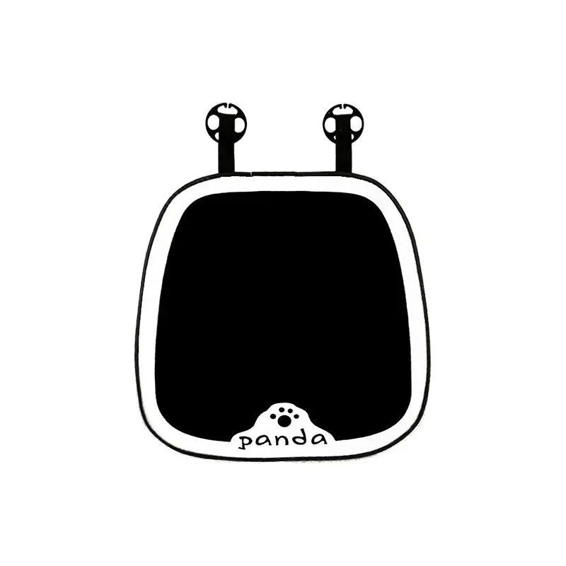 Cojín cálido para asiento de coche de felpa Panda, ajuste universal para otoño e invierno